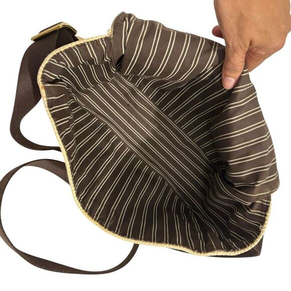 Louis Vuitton Authentic Beige Cream Canvas Antigua Buzzus PM Shoulder or Crossbo - Picture 3 of 10